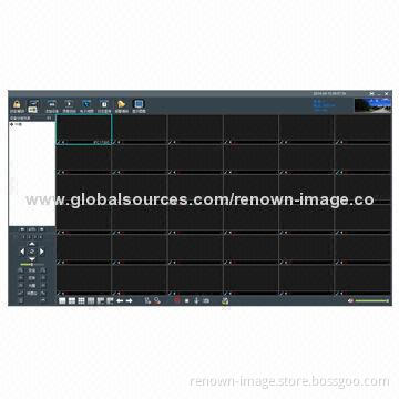 CMS software with maximum 36 windows developed Linux NVR for multi operation OS support